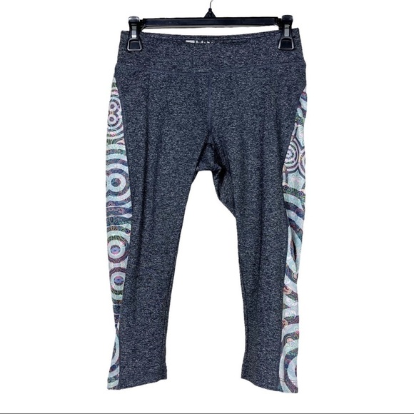 LuLaRoe Simply Comfortable Jade Heather Gray Athletic Cropped Capri Leggings - Picture 1 of 6